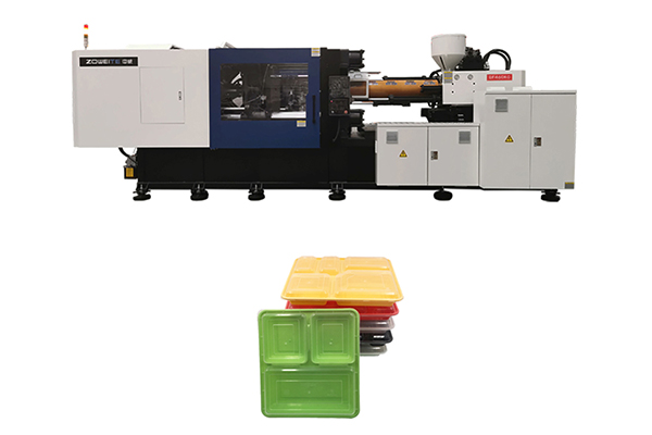 Plastic lunch box injection molding machine